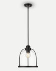 Homeroots Outdoor Stanton 1-Light Glass Pendant