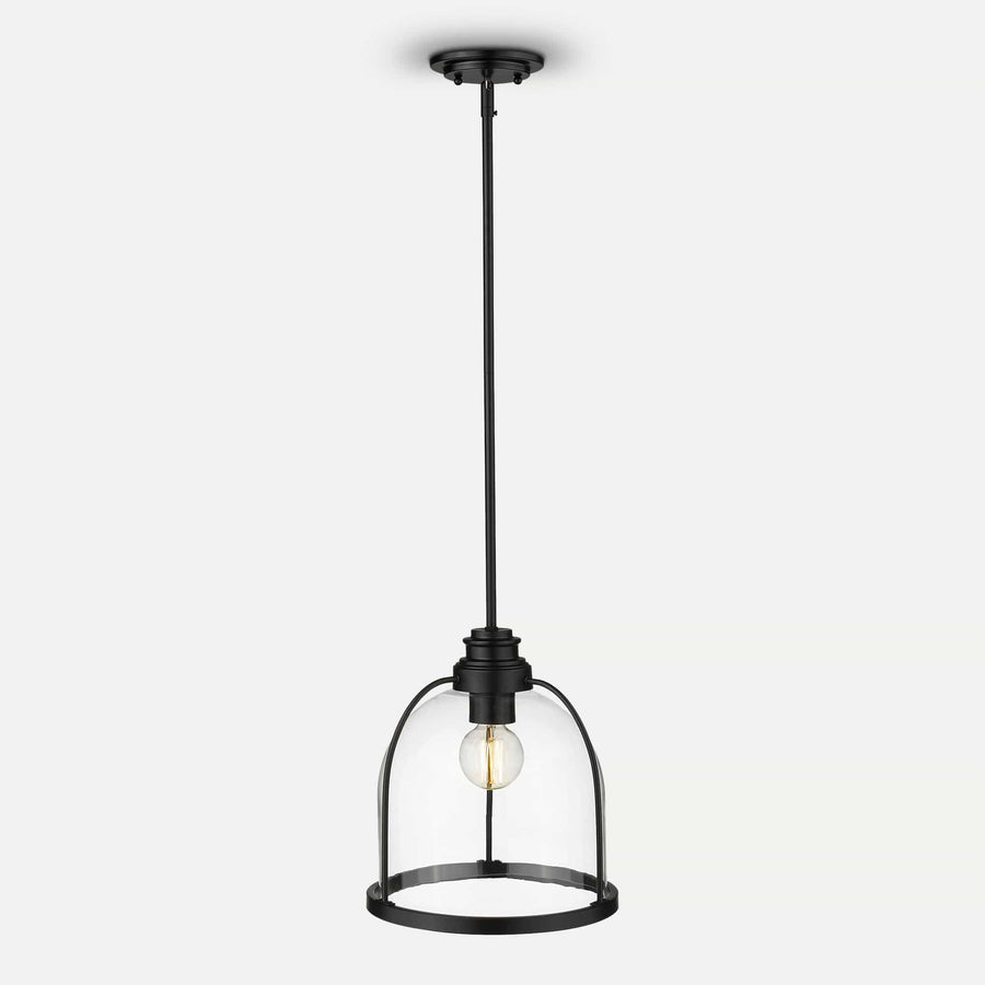 Homeroots Outdoor Stanton 1-Light Glass Pendant