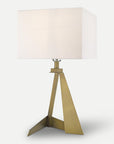 Homeroots Outdoor Stratos Aged Brass Table Lamp