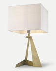 Homeroots Outdoor Stratos Aged Brass Table Lamp