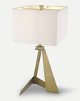 Homeroots Outdoor Stratos Aged Brass Table Lamp