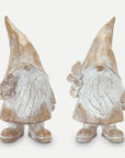 Melrose Home Goods & Essentials Tiddly 8" Set-of-2 Resin Gnomes