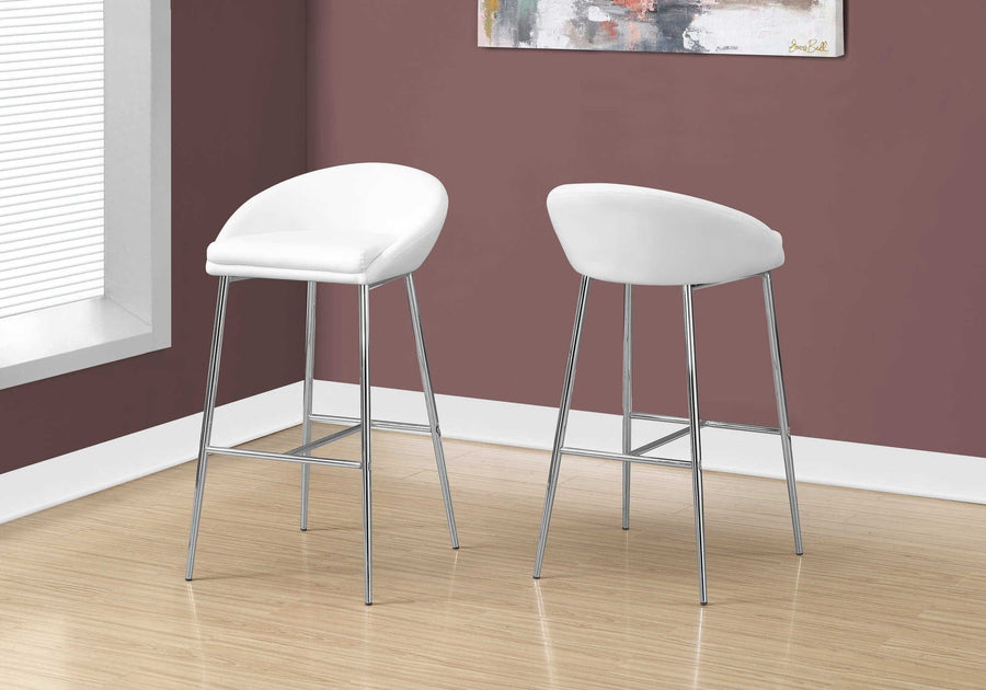 Monarch Kitchen & Dining Hampton 30" Set-of-2 Barstool with Back