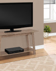 Monarch Living Room Hadley 2-Tier TV Stand with Open Storage