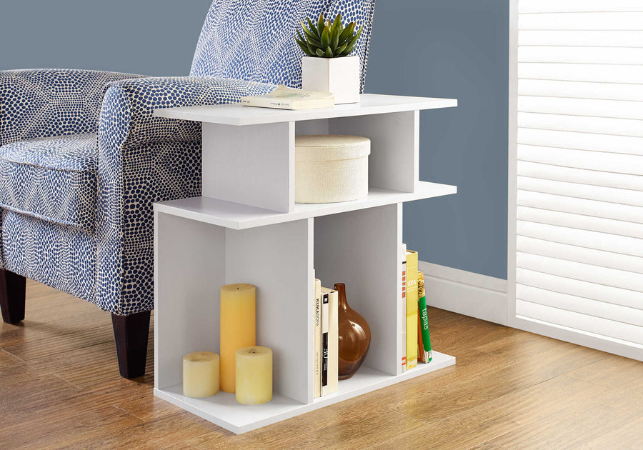 Monarch Living Room Hudson End Table Storage Cube