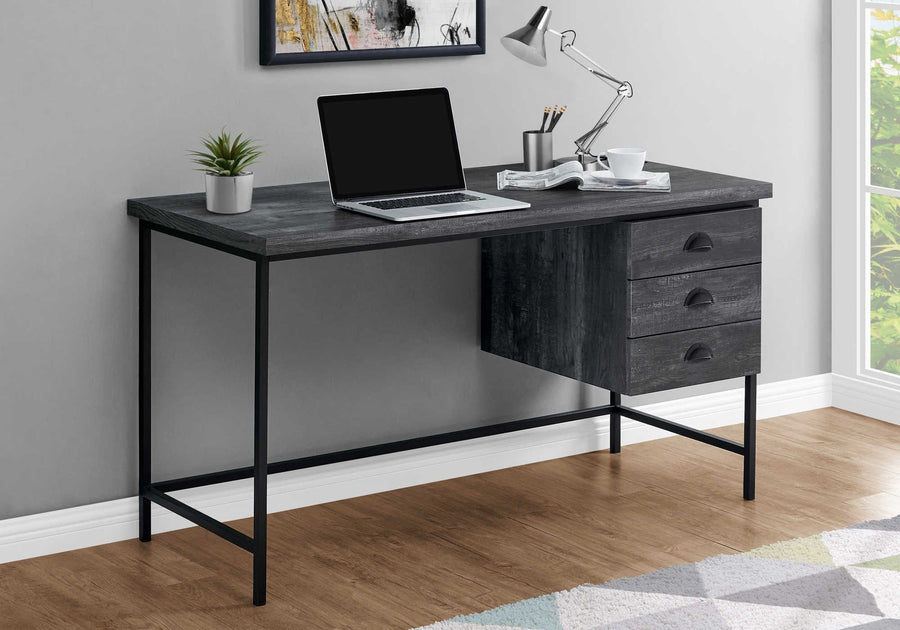 Monarch Office Abby Modern-Farmhouse Writing Desk with Drawers
