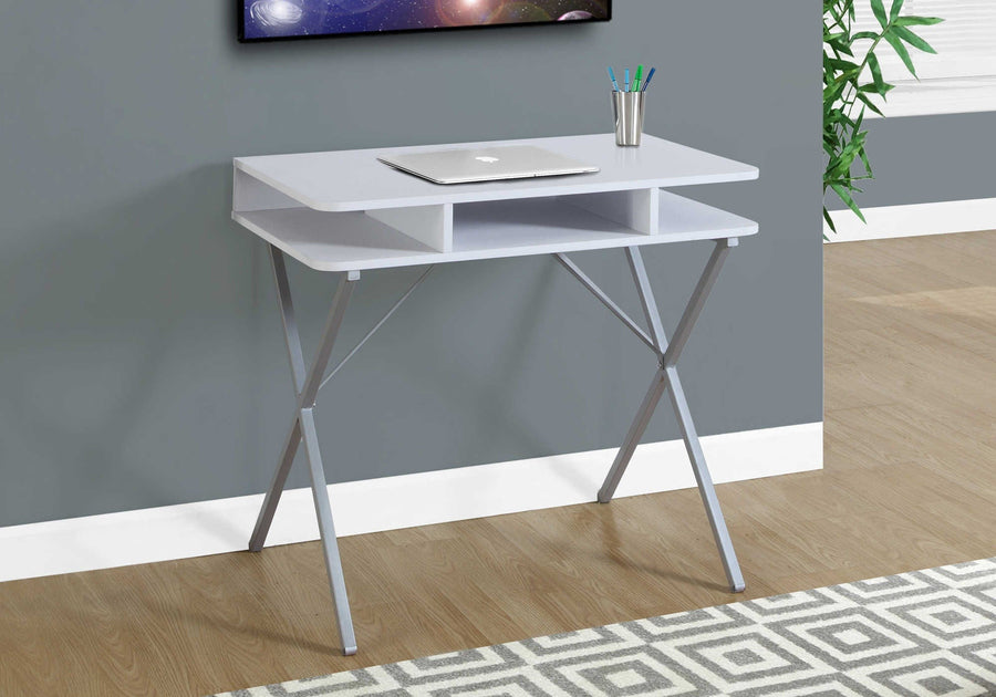 Monarch Office Emma X-Frame Standing Desk for Small Spaces