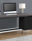 Monarch Office Francesco Writing Desk with Storage Drawers