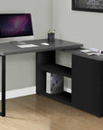 Monarch Office Oliver L-Shaped Desk with Storage Drawers